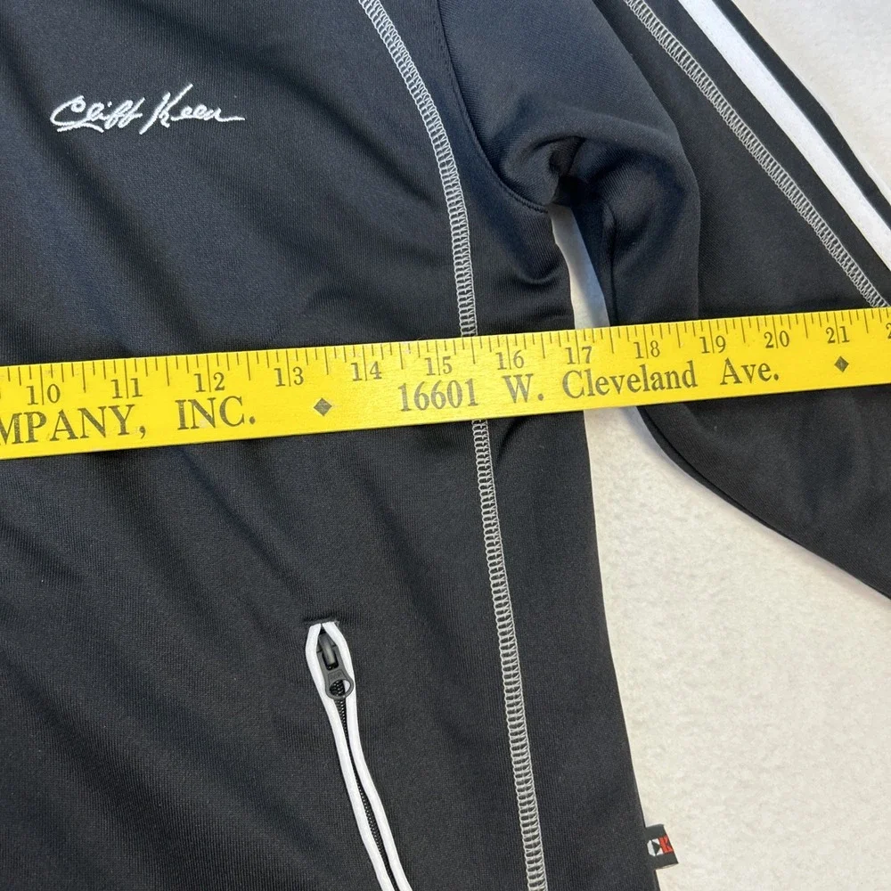 Cliff Keen Youth Large Black Wrestling Jacket Premiere Full Zipper